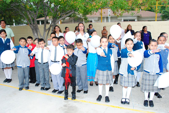 Municipio de Acuña y Colegio América conmemoran el 65 Aniversario de la ONU