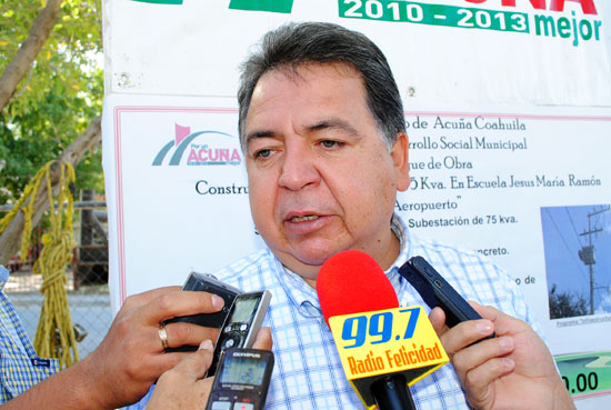 El alcalde de Acuña, Alberto Aguirre, hizo un llamado a la ciudadanía para que realicen su pago al impuesto predial.