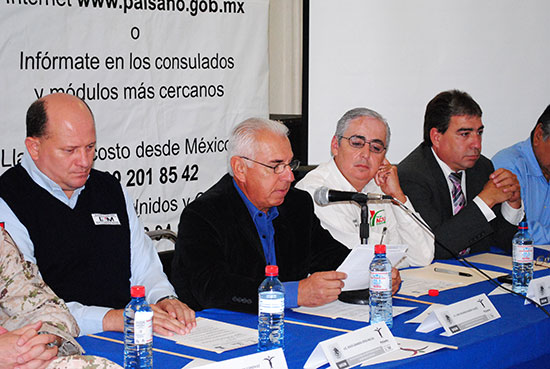 José Eduardo Ramón, subdelegado de Fomento Económico del Estado, en el arranque del Programa Paisano 2010