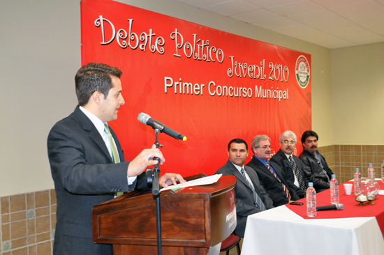 Inicia “Concurso Municipal Debate Político Juvenil 2010” 