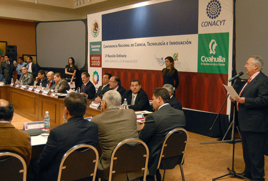Se inaugura la primera reunión ordinaria de la Conferencia Nacional de Ciencia, Tecnología e Innovación en Saltillo