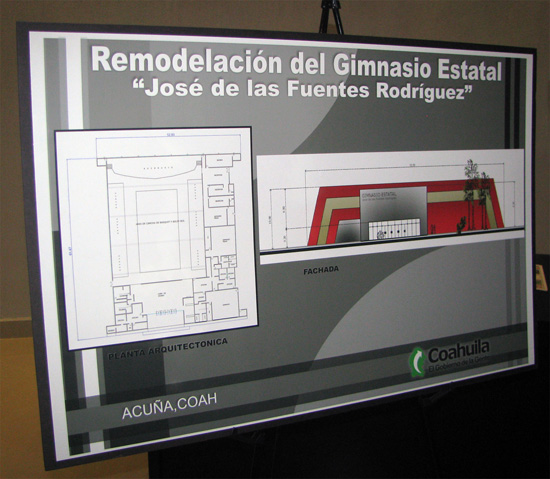 Anuncian remodelacion del gimnasio “Jose de las Fuentes Rodriguez”  