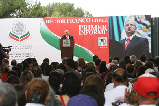 Presenta Héctor Franco López su primer informe legislativo 