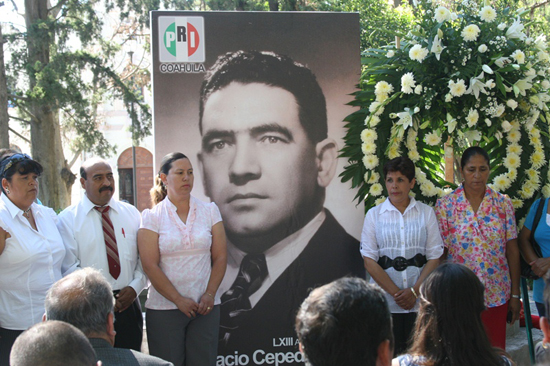 Recuerda el PRI Coahuila a Ignacio Cepeda Dávila 