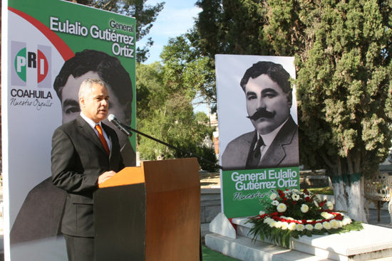 Recuerda PRI Coahuila a Eulalio Gutiérrez Ortiz 