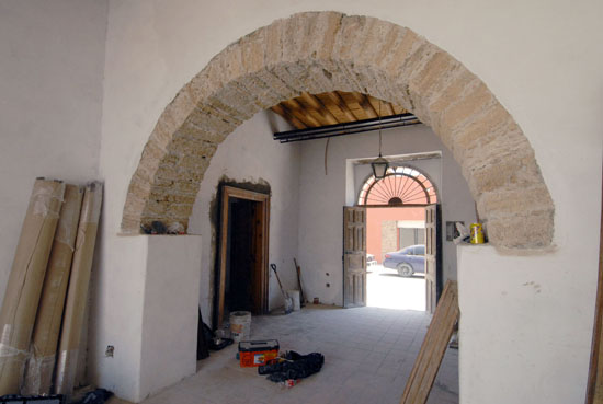 Un avance superior al 80 por ciento registran los trabajos de remodelación del Museo Casa Carranza en Cuatro Ciénegas 