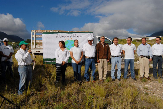 Arranca  la SEMAC, en Arteaga, la campaña “A Limpiar el Mundo, A Limpiar Coahuila” 