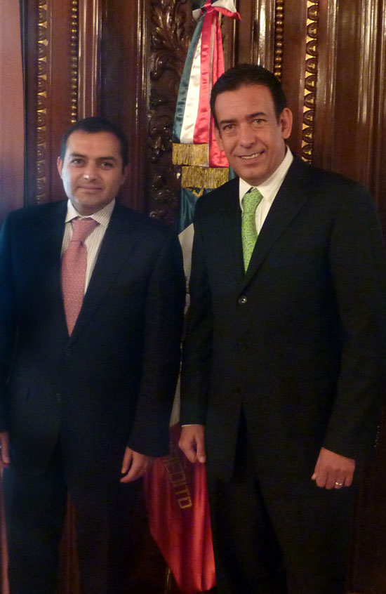 Se reúne el Gobernador de Coahuila, Humberto Moreira con el Secretario de Hacienda, Ernesto Cordero 