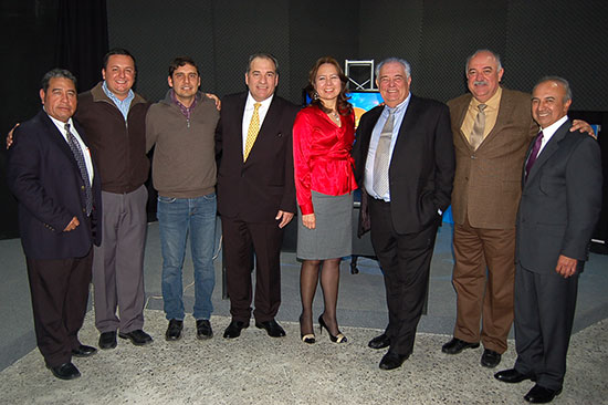 Acude Antonio Nerio Maltos a inauguración de instalaciones de Canal 5