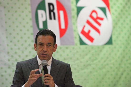 Exhorta Moreira Valdés a unidad del PRI
