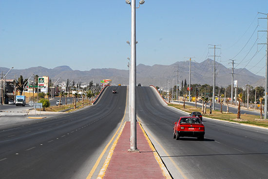 Con el Sistema Vial “Fundadores”, Saltillo cuenta con otra vía libre de 8 kilómetros de longitud