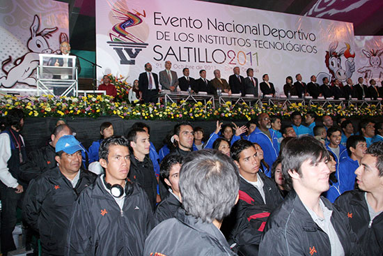 El gobierno de Jorge Torres da la bienvenida a participantes de los 55 Juegos Deportivos De Los Tecnológicos