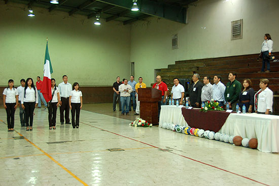 Inaugura Antonio Nerio torneo estatal Interprepas EMSaD