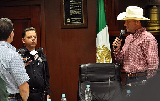 Rinde protesta Reynaldo Esteban Barrios Durán como director de Seguridad Pública Municipal