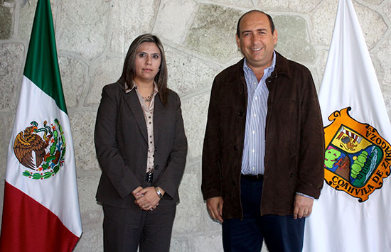 Rubén Moreira Valdez se reunió con la Fiscal Especializada en Control de Procesos y Legalidad