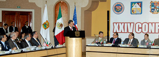 El gobernador Jorge Torres inaugura la XXIV Conferencia Legislativa Fronteriza