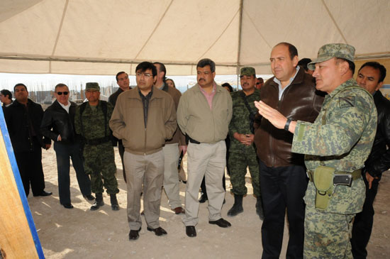 Invierte gobierno estatal en construcción del cuartel militar en la Región Centro 
