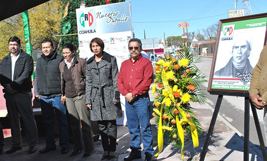 Rinde PRI Coahuila homenaje A José María Morelos y Pavón en el municipio que lleva su nombre