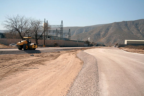 Avanza la construcción del bulevar Milenio en Torreón