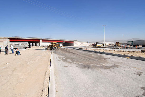 Está por terminar la construcción del puente en la carretera Saltillo-Monterrey y Libramiento OFT