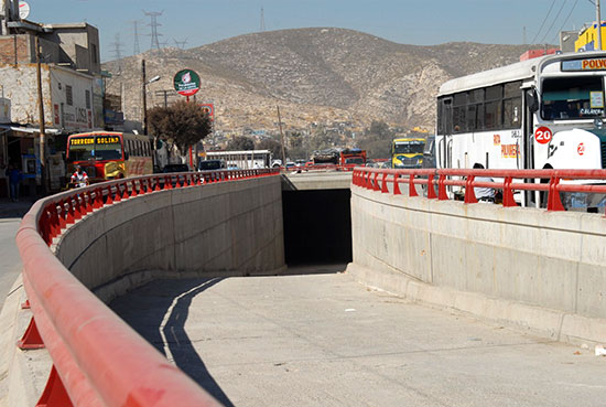 La construcción del Sistema Vial Alianza, de Torreón, registra un avance global del 85 por ciento