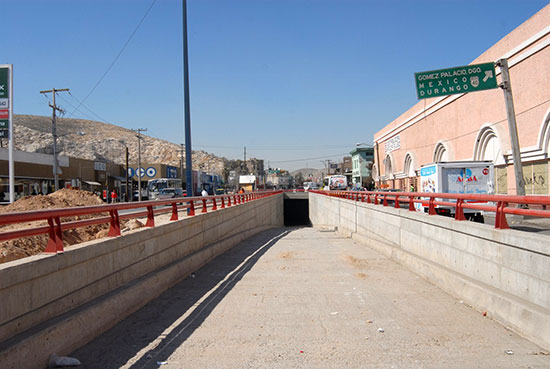 La construcción del Sistema Vial Alianza, de Torreón, registra un avance global del 85 por ciento