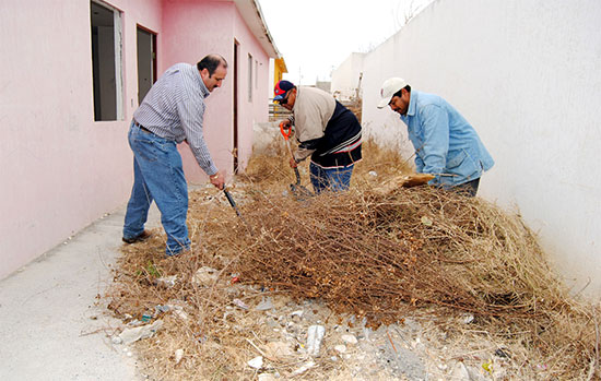 Recolectan 6 toneladas de basura en el Fraccionamiento Noblasi Sector I en campaña de limpieza y descacharrización