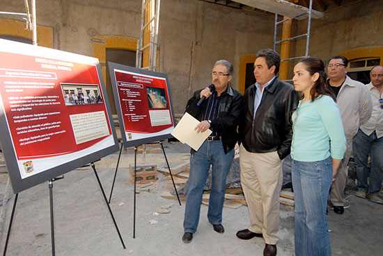 Supervisa el gobernador Jorge Torres López avances en los museos de los Saraperos y de La Charrería