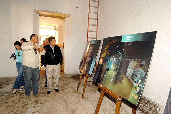 Supervisa el gobernador Jorge Torres López avances en los museos de los Saraperos y de La Charrería