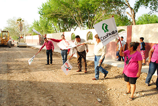 Invierten 1.4 mdp en obras de pavimentación en Acuña