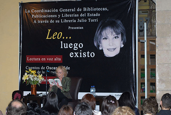 "Lectura en Voz Alta" con Irma Lozano