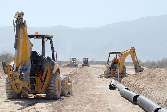 Importantes avances en la construcción del Parque Industrial PYMES de Torreón