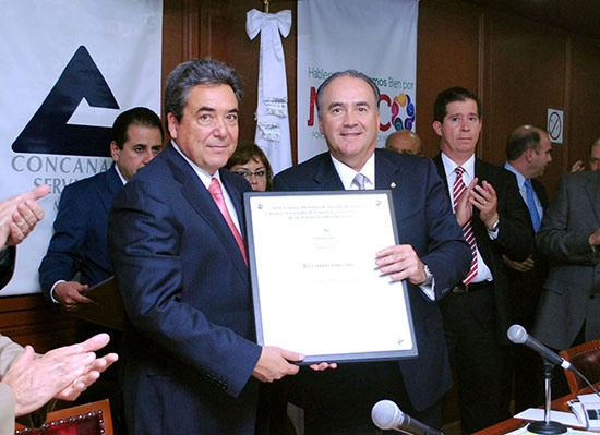 Asiste gobernador Jorge Torres a Reunión de Consejeros Nacionales de CONCANACO