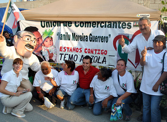 Por un Coahuila mas grande y mejor para todos asiste Cuauhtemoc Arzola a caminata en apoyo a Ruben Moreira