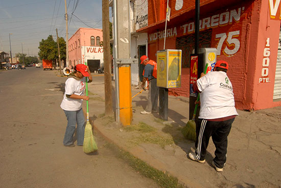 Torreón es una ciudad más limpia con el apoyo del gobierno del estado