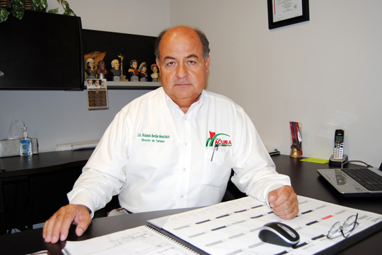 Rolando Beráin Menchaca, director de Turismo Municipal.