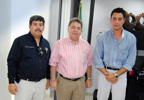 Recibió el alcalde Alberto Aguirre Villarreal al nuevo superintendente de la CFE