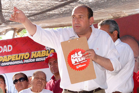 Rubén Moreira realiza campaña en Piedras Negras, Zaragoza y Acuña