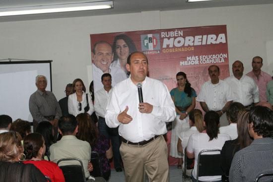Triunfo de  Rubén Moreira tendrá amplio respaldo de los diferentes sectores sociales 