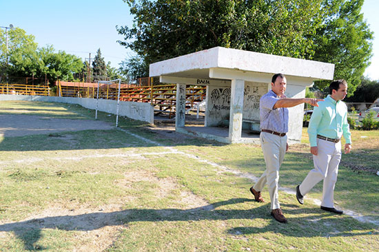 Anuncia municipio remodelación de Campo De Beisbol Infantil de Las Fuentes