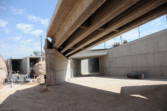 Avanza obra estatal que transformará el poniente de Torreón