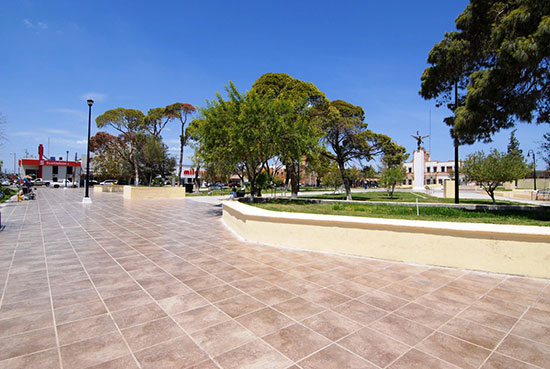 La plaza “Benito Juárez” de Sabinas, sitio ideal para el descanso familiar