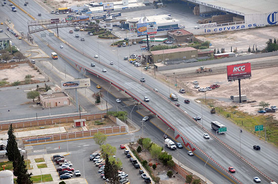 Seguridad, rapidez, y mejor imagen urbana con los puentes del bulevar “Carranza” en Saltillo