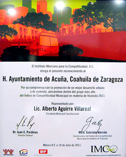 Ubican a Ciudad Acuña en el segundo lugar a nivel nacional, de 402 municipios, en desarrollo de vivienda 
