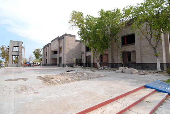 Avanza remodelación del edificio de la Presidencia Municipal de Piedras Negras
