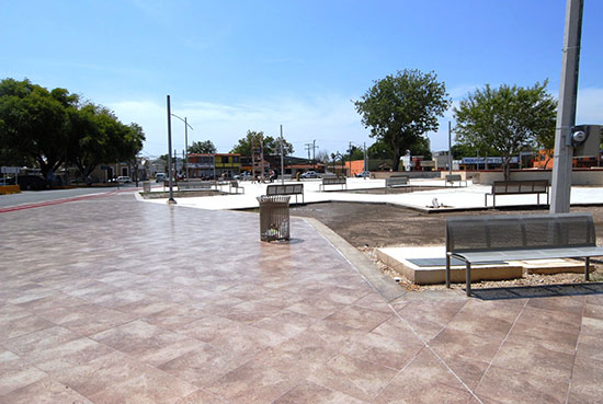 Casi lista la Gran Plaza de Ciudad Acuña que construye el gobierno de la gente
