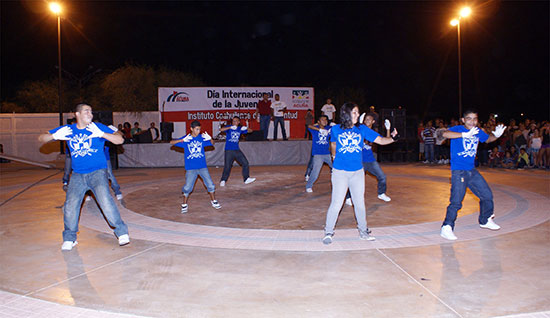 Con jornada musical y de baile celebró el ICOJUVE el Día Mundial de la Juventud