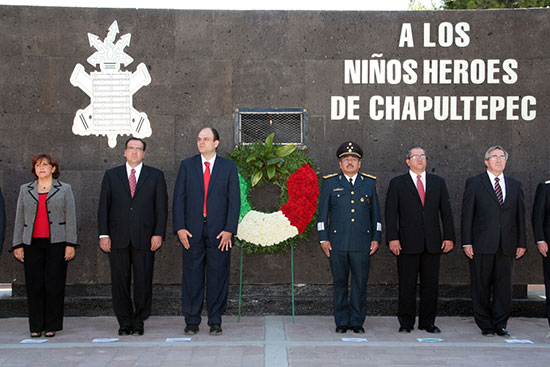 Coahuila rinde homenaje a los Niños Héroes en el 164 Aniversario de su Gesta Heroica