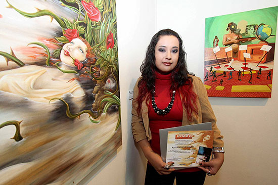 Es de Torreón la ganadora del concurso estatal de artes visuales Enrolarte “El Rock como Punto de Partida”