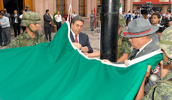 Inicia el gobernador Jorge Torres López las Jornadas Cívicas por la identidad “Septiembre, Mes De La Patria”